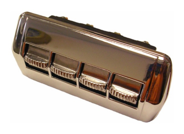 Fensterheber-Schalter mit Blende für 1954 Oldsmobile mit hydraulischer Steuerung - 4 Tasten