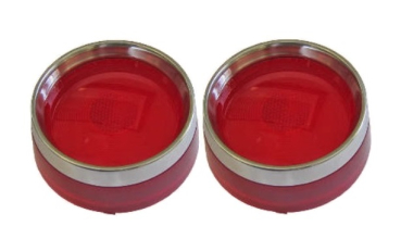 Tail Lamp Lenses for 1955-56 Pontiac 870 Chieftain and Star Chief