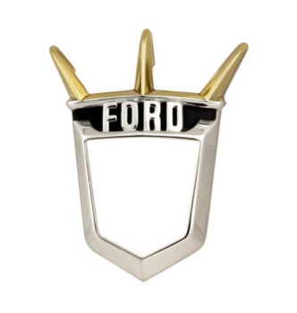 Door Emblem Bezels for 1955-56 Ford Cars - Set
