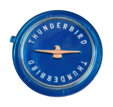 Radkappen-Emblem für 1955-57 Ford Thunderbird - Blau