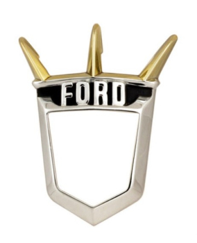 Seatback Emblem Bezel for 1955-59 Ford Cars