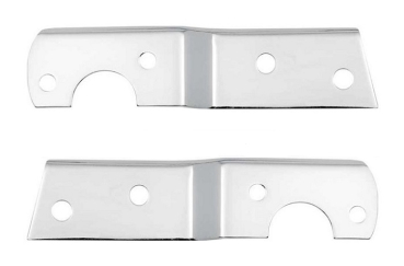 Tail Light Brackets for 1955 (2nd Series) and 1956-66 Chevrolet/GMC Stepside Pickup - Chrome/Pair