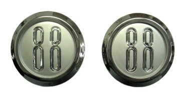 Fender Emblems for 1955 Oldsmobile Super 88 - 88/Pair