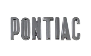 Hauben-Emblem für 1955 Pontiac - Buchstaben "PONTIAC"