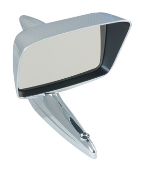 Outer Door Mirror for 1956-59 Ford Cars - Hooded