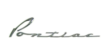 Heck-Emblem für 1956 Pontiac - Schriftzug "Pontiac"