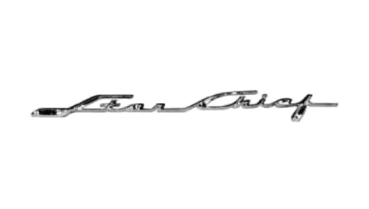 Armaturenbrett-Emblem für 1956 Pontiac Star Chief - Schriftzug "Star Chief"