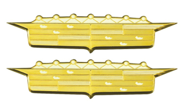 Fender Emblems for 1956 Cadillac - Crest/Pair