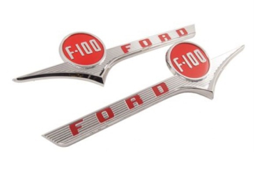 Hood Emblems for 1956 Ford F100 - FORD F100 Set