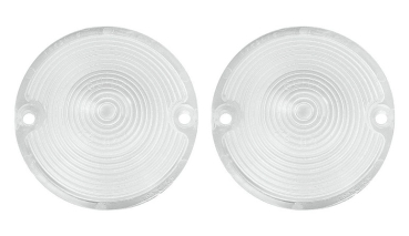 Back-Up Lamp Lenses for 1957-58 Cadillac Brougham - Pair