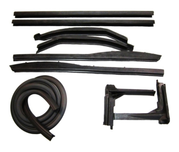 Convertible Top Weatherstrip Kit for 1957-58 Buick Century Convertible - 9-Piece
