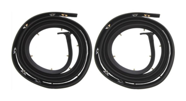 Front Door Weatherstrip for 1957-58 Buick Century 4-Door Hardtop Station Wagon - Pair