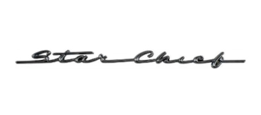 Armaturenbrett-Emblem für 1957 Pontiac Star Chief - Schriftzug "Star Chief"