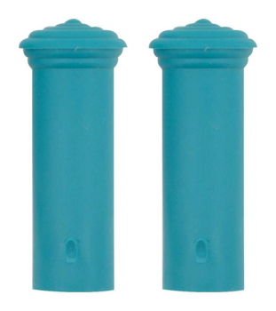 Door Lock Knobs -Turquoise- for 1958-60 Chevrolet Full-Size Models - Pair