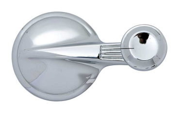 Vent Window Crank Handle for 1958-64 Chevrolet Full-Size Models - Chrome Knob