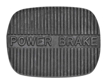 Brake Pedal Pad for 1958-65 Chevrolet Impala with Power Brakes and Manual Transmission