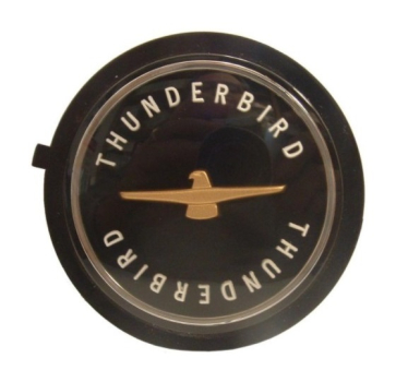 Radkappen-Emblem für 1958-66 Ford Thunderbird - Schwarz