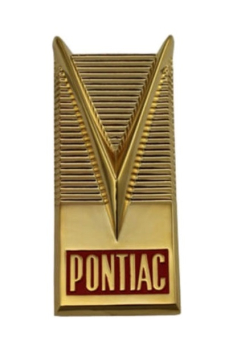 Seitenteil-Emblem für 1958 Pontiac Star Chief - V-PONTIAC