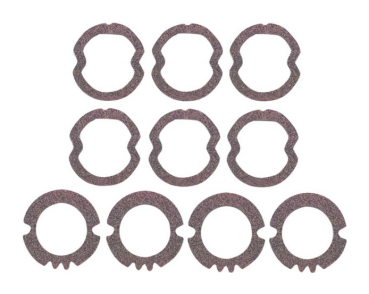 Tail Lamp Lens Gasket Set for 1958 Chevrolet Impala - 10-Piece