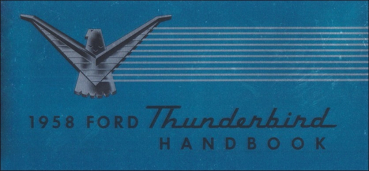 1958 Ford Thunderbird - Betriebsanleitung (englisch)