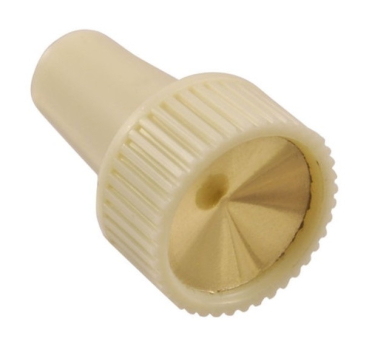 Air Vent Knob for 1958 Ford Cars - white/gold