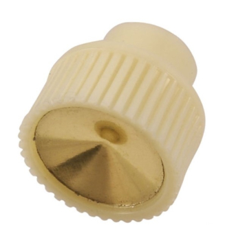 Radio Knob for 1958 Ford Cars - White / Gold