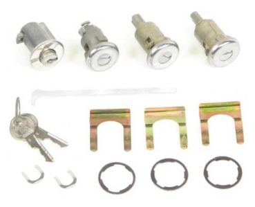 Lock Set -C1- for 1958 Chevrolet Full Size models