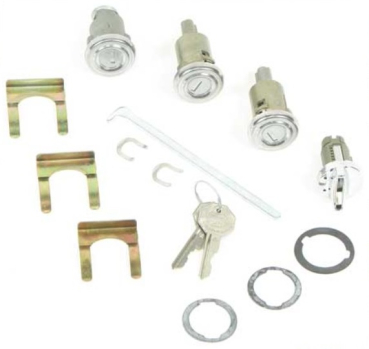 Lock Set -E2- for 1958 Chevrolet Full Size models