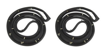 Rear Door Weatherstrip for 1959-60 Oldsmobile Dynamic 88 and Super 88 4-Door Station Wagon - Pair
