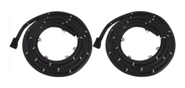 Door Weatherstrip for 1959-60 Oldsmobile Holiday Coupes and Convertibles - Pair