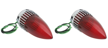 Tail Lamp Assemblies for 1959 Cadillac - Red Lens/Pair