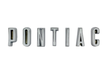 Tail Panel Emblem for 1959 Pontiac Catalina - Letters "PONTIAC"