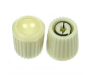 Radio Knob for 1960-63 Ford Falcon - Type B, white