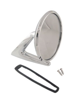 Outer Rear View Mirror for 1960-66 Ford Galaxie - Round Head