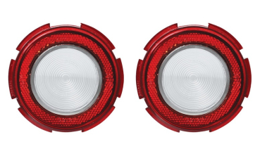 Back-Up Lamp Lenses for 1960 Cadillac - Pair