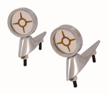 Fender Ornaments for 1960 Ford Galaxie - Set