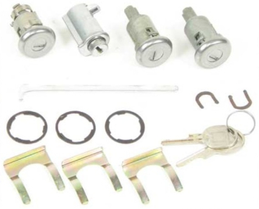 Lock Set -A2- for 1961-62 Chevrolet Full Size models