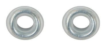 Door Lock Knob Ferrules for 1961-64 Chevrolet Full-Size Models - Pair