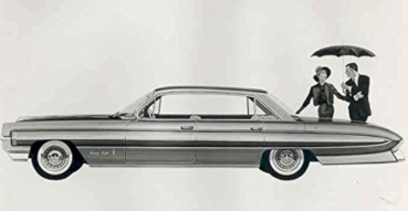 Rear Door Weatherstrips for 1961-62 Oldsmobile 98 Holiday Sedan Six Window 4-Door Hardtop - Pair
