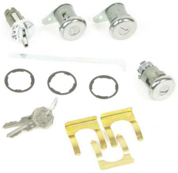 Lock Set -D1- for 1961-64 Chevrolet Full Size models