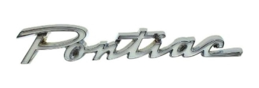 Grille Emblem -B- for 1961 Pontiac Tempest - Script Pontiac