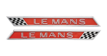 Fender Emblems for 1962-63 Pontiac Le Mans - LE MANS