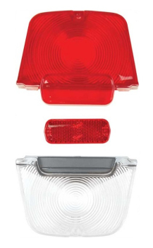 Tail Lamp Lenses for 1962-64 Chevy ll / Nova Station Wagon - Set