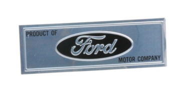 Türeinstiegsblenden-Embleme für 1962-66 Ford Fairlane mit Klebe-Rücken - Paar