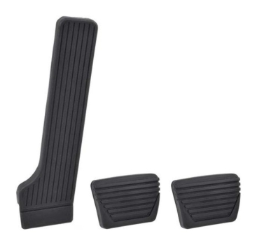 Pedal Pad Kit for 1962-67 Chevrolet Chevy ll and Nova with Manual Brakes with Manual Transmission