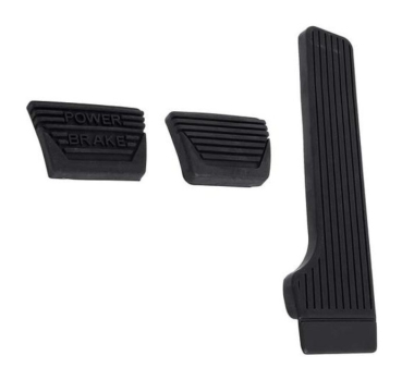 Pedal Pad Kit for 1962-67 Chevrolet Chevy ll and Nova with Power Brakes with Manual Transmission