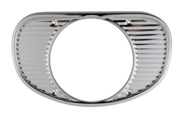 Headlight Bezels -Chromed- for 1962 Chevrolet Pickup - Pair