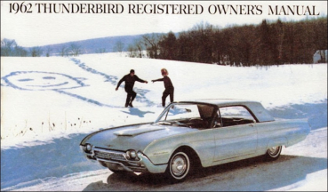 1962 Ford Thunderbird - Betriebsanleitung (englisch)