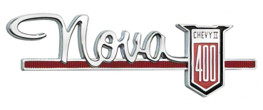Quarter Panel Emblems for 1962 Chevrolet Nova Chevy ll 400
