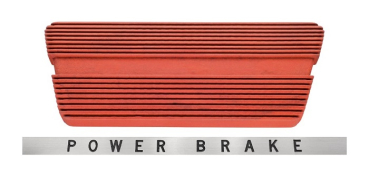 Bremspedal-Gummi für 1963-64 Buick Riviera mit Automatik-Getriebe - Red